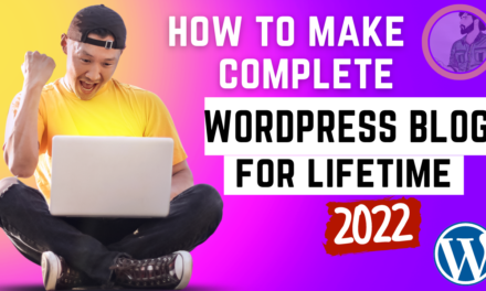 How to make WordPress Blog Website